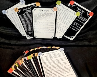 Easy Tarot Cheat Sheet for Beginners: Unlock the Mysteries with Upright and Reversed Card Meanings!