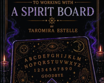 Spirit Board Guide Book PDF, Spirit Board Self-Study Guide, Digital eBook, Beginner Ouija Manual, Paranormal, Divination Book