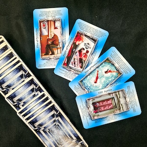 Baraja de tarot para principiantes para aprender el tarot de las 78 puertas, significado de las cartas del tarot, palabras clave del tarot, hoja de trucos del tarot, entrenamiento y estudio del tarot