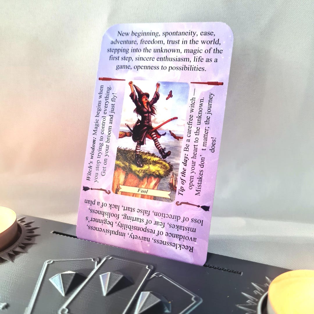 Everyday Witch Tarot Deck With Keywords, 78 Cards With Meanings ...