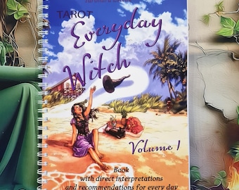 Libro de Tarot para Brujas de Todos los Días, Interpretaciones Verticales y Carta del Día, Guía Diaria, Estilo, Comida y Rituales, libro de brujería