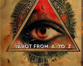 Tarot From A to Z — Complete 826-Page Digital Guide | 78 Cards, Spreads & Psychology of the Arcana | Printable PDF eBook | English