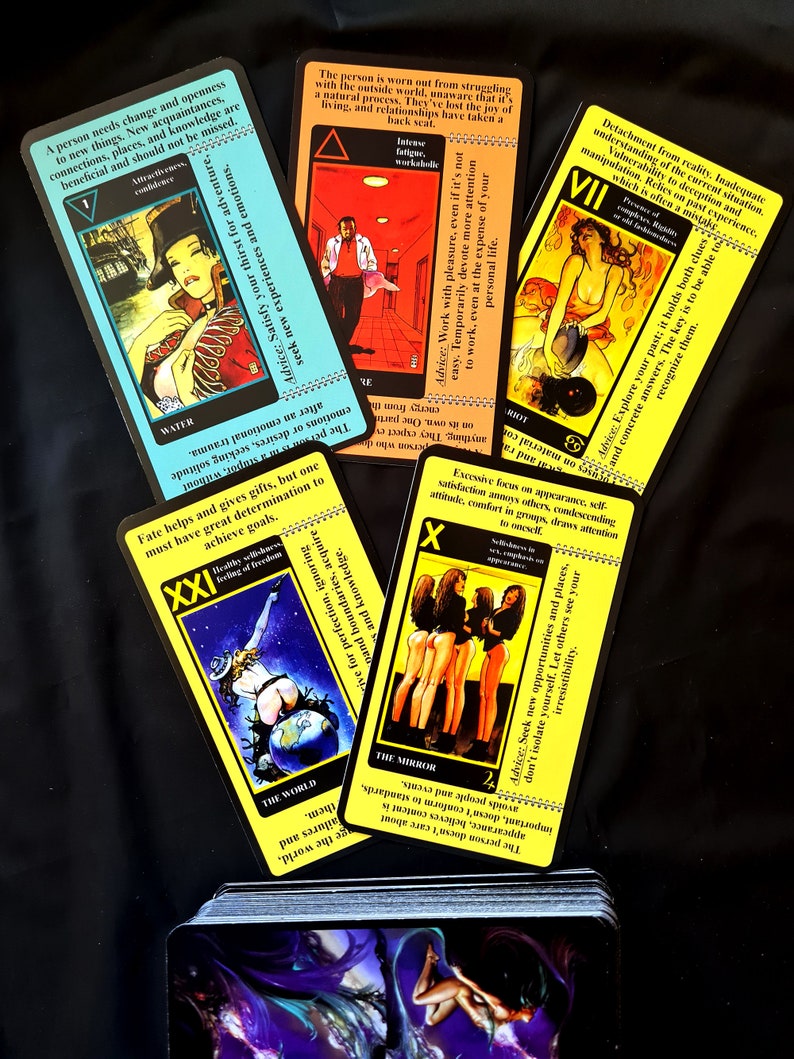 Tarot Erotic Manara Deck for Beginners, Tarot Cards Meaning on It