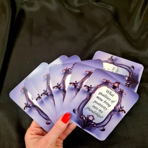 Compañero de estudio de tarot: 98 cartas con preguntas para familiares, amigos y asuntos domésticos, guía de tarot, principiantes de tarot