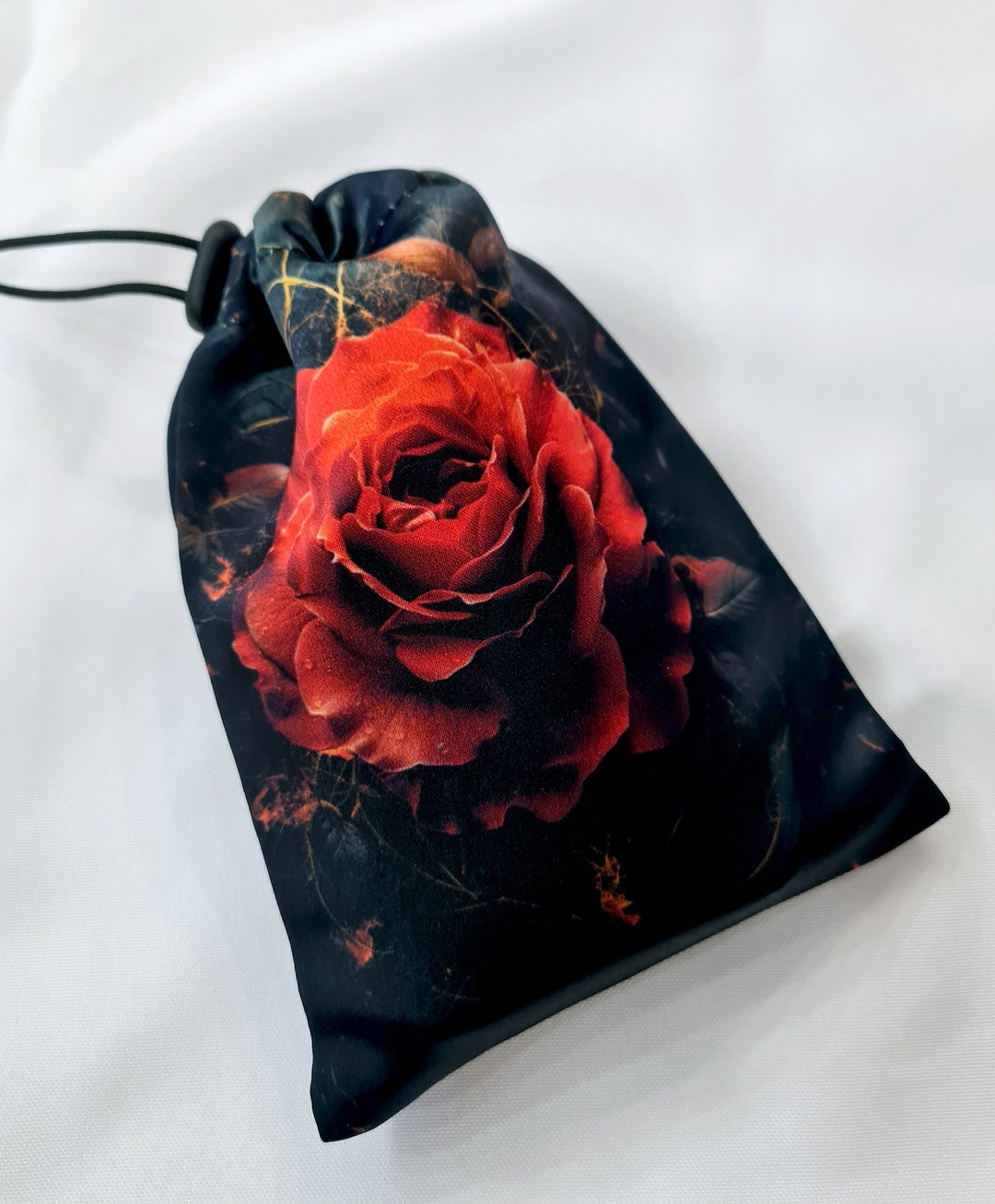 Tarot Card Bag ROSE, Tarot Pouch Satin, Drawstring Pouch, Witchy Bag ...