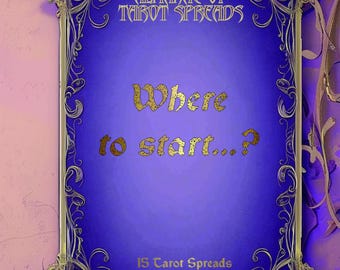 Beginner Tarot Guide – Learn Tarot with 15 Spreads | Instant Download PDF | Printable Tarot Workbook