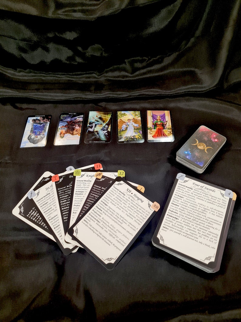 Easy Tarot Cheat Sheet for Beginners: Unlock the Mysteries With Upright ...