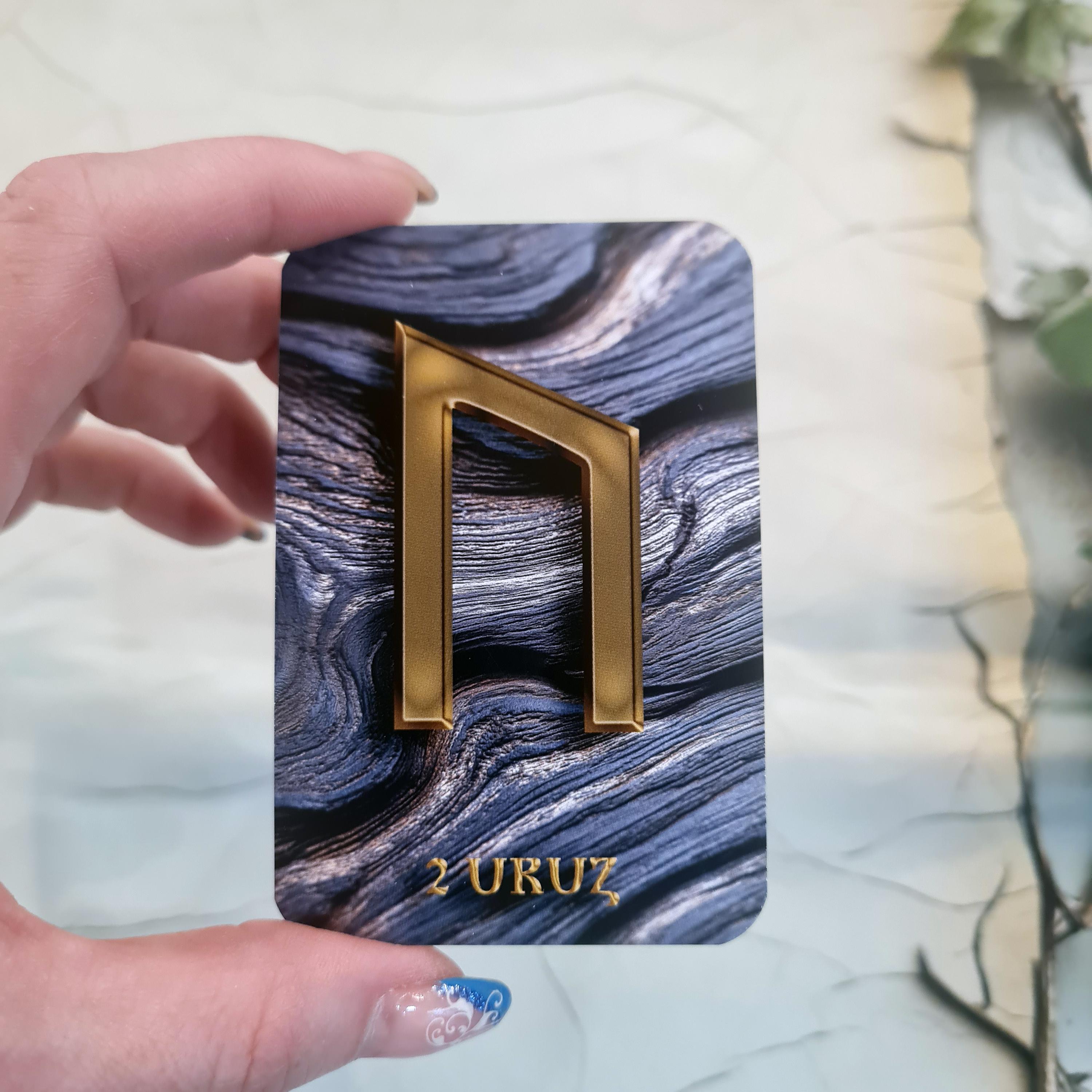 Ukraine Rune Rune Cards Elder Futhark Deck • 25 Runes + Guidebook • English ...