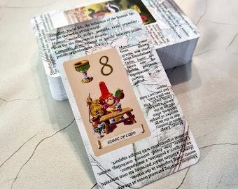 Gnomes Tarot Deck for Beginners, Tarot cards meaning on it, Tarot keywords and advice, tarot cheat sheet, Business, money and career reading