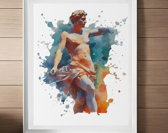 Paint Pastel Art Vintage Colorful Modern Wall Art Print Sculpture Framed Large Gallery Art Paint Art with hanging kit Rainbow Art Vertical