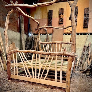 Hand Made Oak Branch 4 Poster Beds