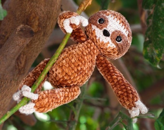 Sloth Henry Amigurumi PDF Crochet Pattern