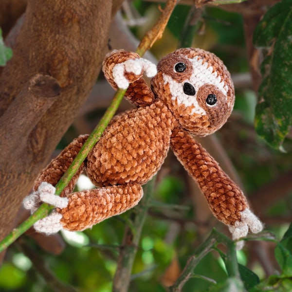 Sloth Henry Amigurumi PDF Crochet Pattern