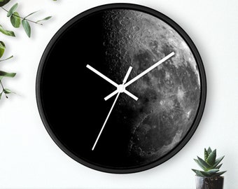 Acrylic Wall Clock,Modern Acrylic Wall Clock, Clear Clock, Large Round Clock, Home Decor, Office Clock, Unique Clock.Wall Mount Clock