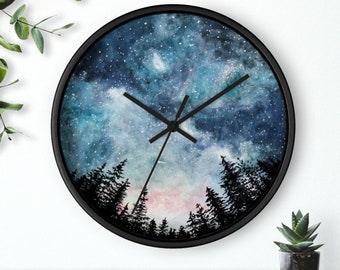 Acrylic Wall Clock,Modern Acrylic Wall Clock, Clear Clock, Large Round Clock, Home Decor, Office Clock, Unique Clock.Wall Mount Clock