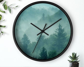 Acrylic Wall Clock,Modern Acrylic Wall Clock, Clear Clock, Large Round Clock, Home Decor, Office Clock, Unique Clock.Wall Mount Clock