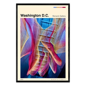 Washington DC Poster | Washington DC Print | Renwick Gallery