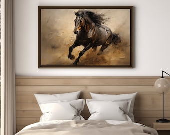Elegant Maneuvers Digital Download beautiful animal horse print Horse Painting Large Canvas Art Original Horse Oil Painting Animal wall art