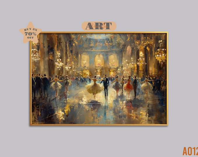 Fancing Poster VINTAGE DANCING POSTER, Romantic Poster, Vintage French Fashion ...