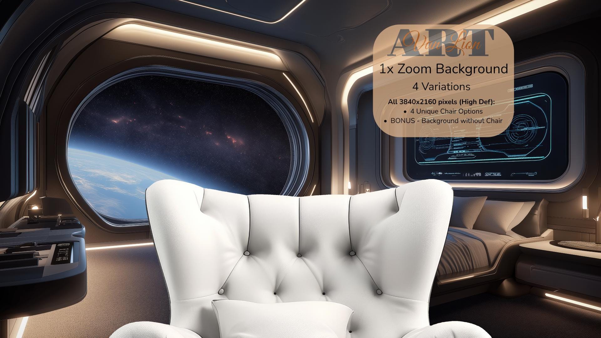 Space Station Zoom Background Executive Outer Space Zoom Background ...