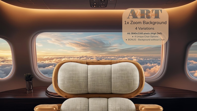 Private Jet Zoom Background Airplane Executive G6 Zoom Meeting ...