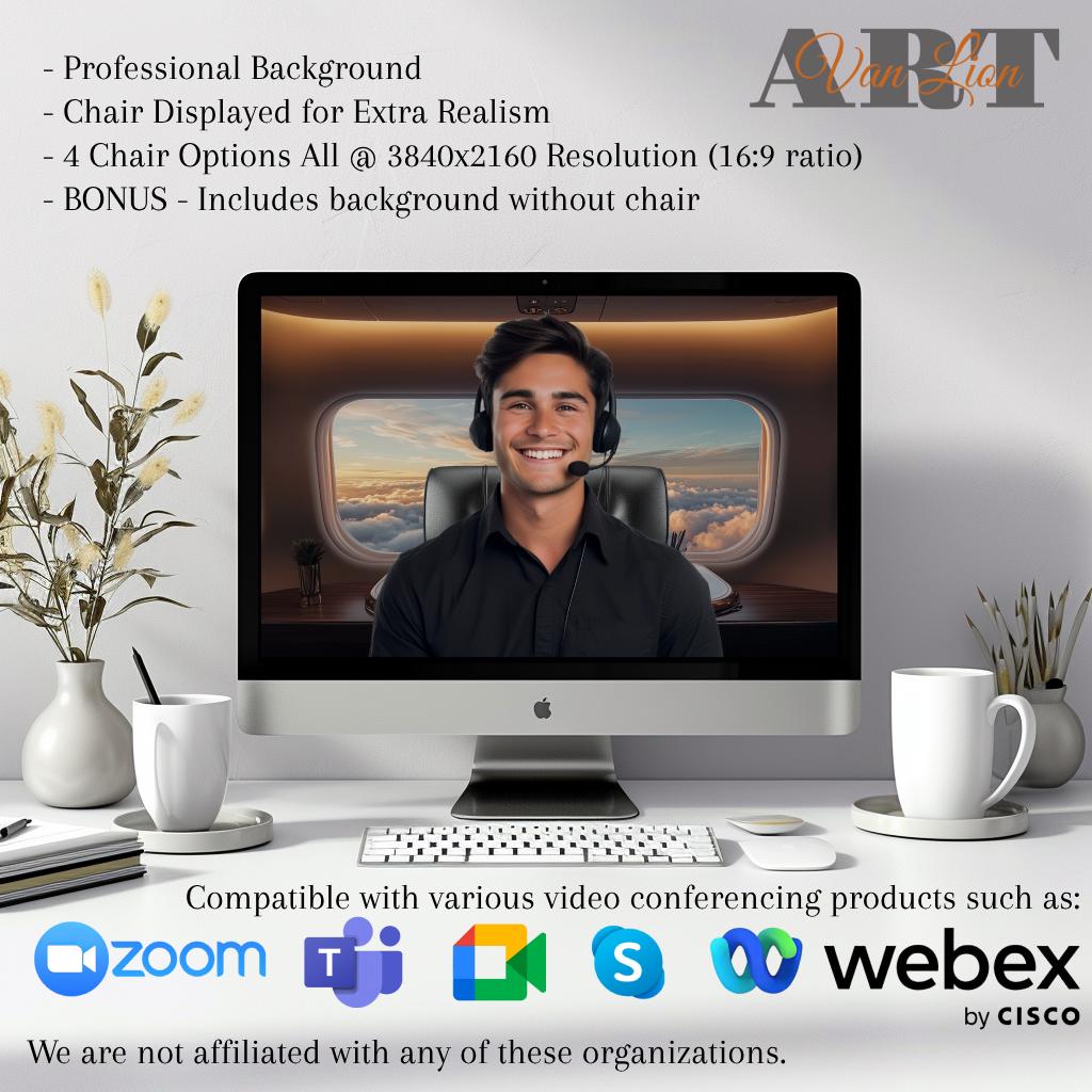 Private Jet Zoom Background Airplane Executive G6 Zoom Meeting ...