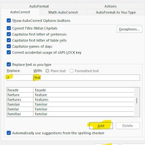 AutoCorrect VBA Macro: 10,000+ Shortcuts for Windows MSO1033.acl (Digital Download)