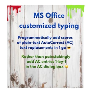 MS 365 AutoCorrect Mass Importer| PowerShell Script | ChatGPT sicher-bewertet | Import aus MS Word .docx | -Produktivitäts-Tool | Text Expander