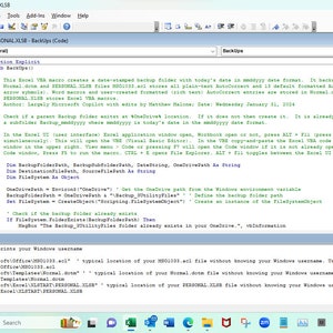 VBA Macro to Backup & Date Stamp Excel/Word Files (.txt)