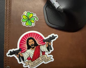 Heyzoos/Uzi Jesus - Dungeon Crawler Carl Decal/Sticker