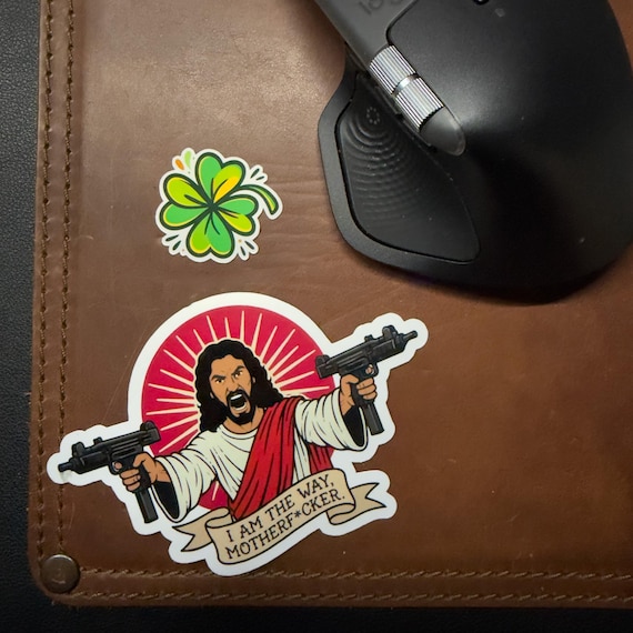 Heyzoos/Uzi Jesus - Dungeon Crawler Carl Decal/Sticker