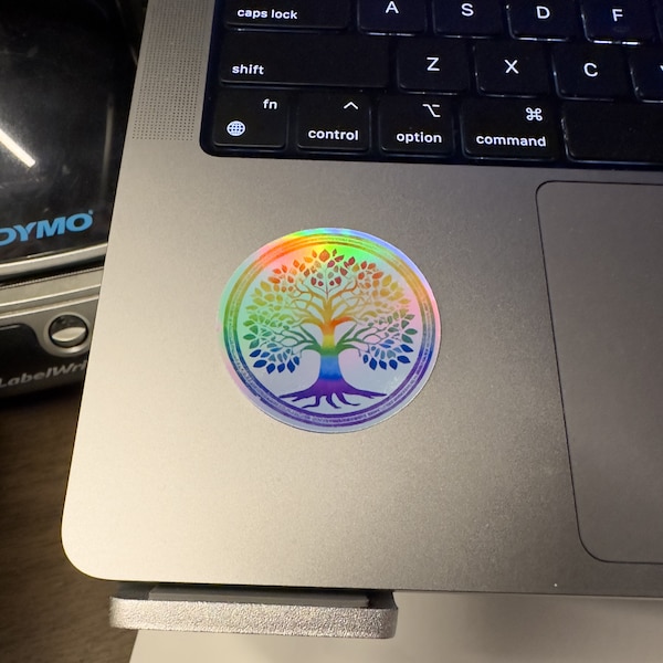 Tree of Life - Rainbow - Die-cut, vinyl sticker - water bottle, laptops, computers, decals