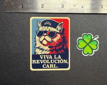 Princess Donut Vinyl Sticker – Viva la Revolución, Carl