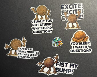 ¡EMOCIÓN! - Proyecto Ave María - Rocky - Vinilo troquelado - Calcomanías para botellas de agua y portátiles/computadoras