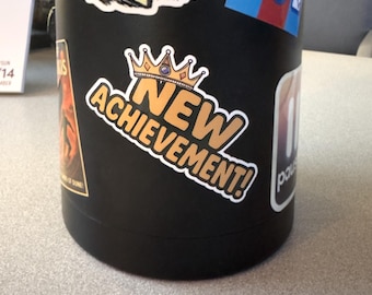 New Achievement -  Dungeon Crawler Carl - Die-cut, vinyl sticker - water bottles, laptops, computer decals