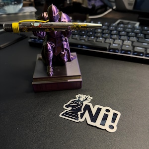 Monty Python Inspired Sticker |  Knights Who Say "Ni!" Vinyl Decal