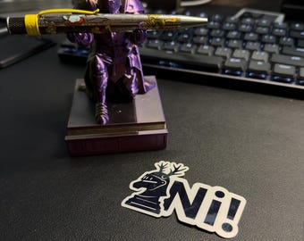 Monty Python Inspired Sticker |  Knights Who Say "Ni!" Vinyl Decal