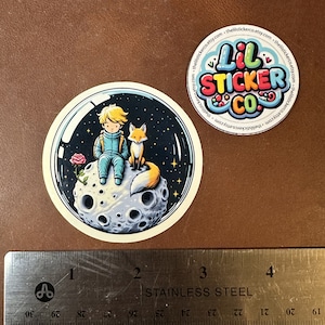The Little Prince - die-cut, computer decal, water bottle, sticker.
