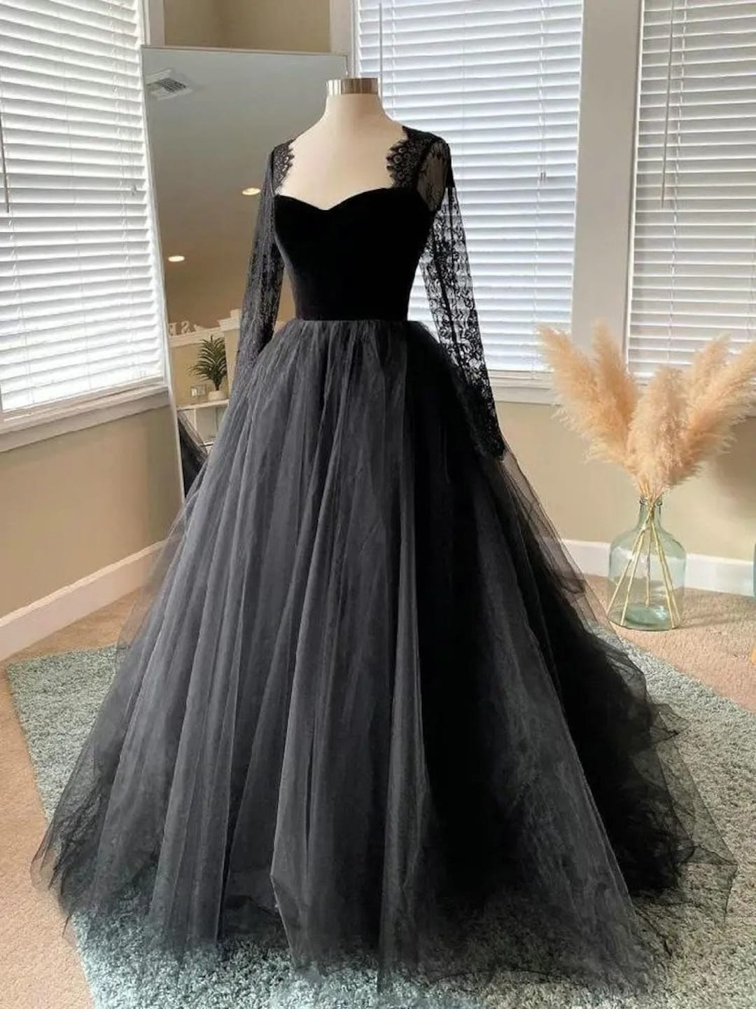long blue prom dress A-Line Sweetheart Neck Tulle Sequin Dress, Blue Long Fo The Round Up: Feathers Size:20.5