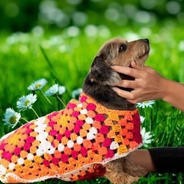 Granny Square Vest Patterns Etsy