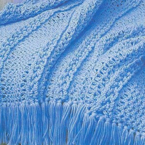 Crochet blanket pattern digital instructions the vintage crochet pattern looks like cables 55x62 crochet afghan pattern intermediate skill