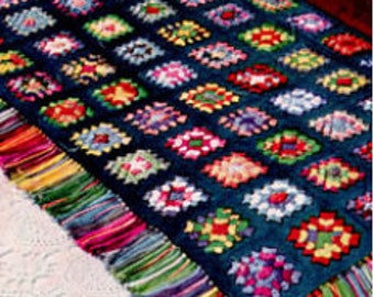 5 BUNDLE Granny square blanket bundle Crochet Blanket patterns digital-crochet patterns-Easy & Intermediate Granny crochet patterns