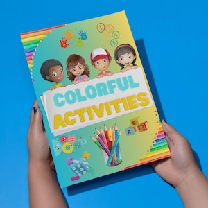 Colorful Activities | Printable Activity Book for Kids | Fun & Educational PDF Workbook | Learning Games for Ages 3–6