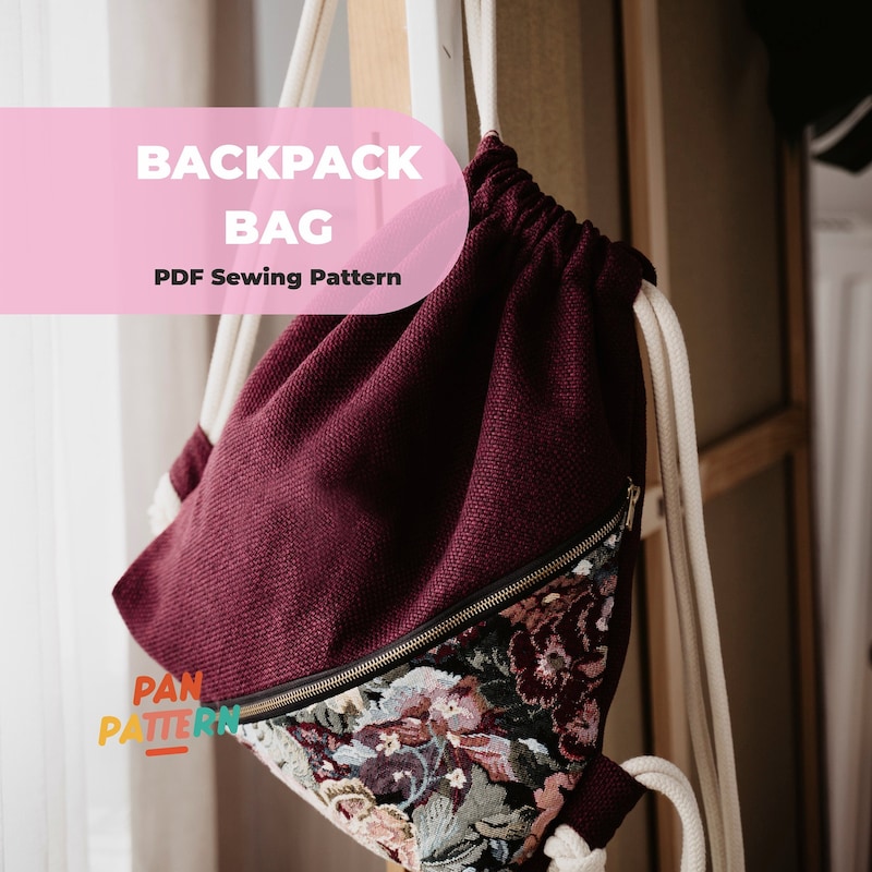 Drawstring Backpack - Etsy