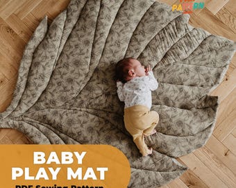 Baby Play mat PDF Sewing Pattern | Play mat for child | instant download