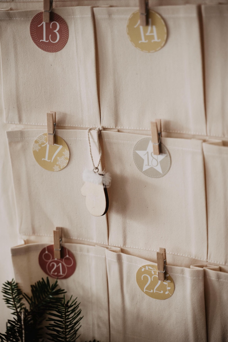 Advent Calendar | Wall Organizer | PDF Sewing Pattern - Etsy