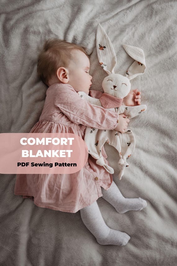 Comfort blanket PDF Sewing Pattern | Bunny comforter