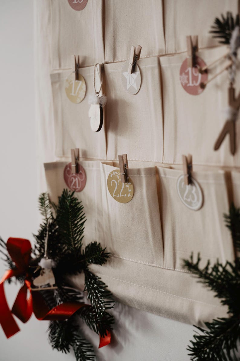 Advent Calendar | Wall Organizer | PDF Sewing Pattern - Etsy