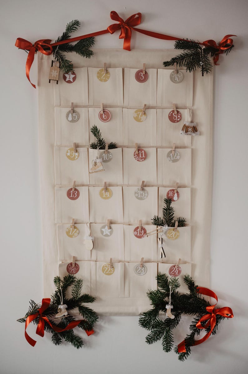 Advent Calendar | Wall Organizer | PDF Sewing Pattern - Etsy