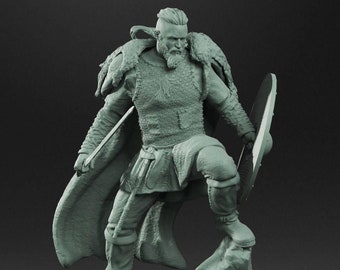 Ragnar Lothbrok 3D STL Print File, Ragnar Lodbrok, The Viking King, High Quality 3D Printer STL
